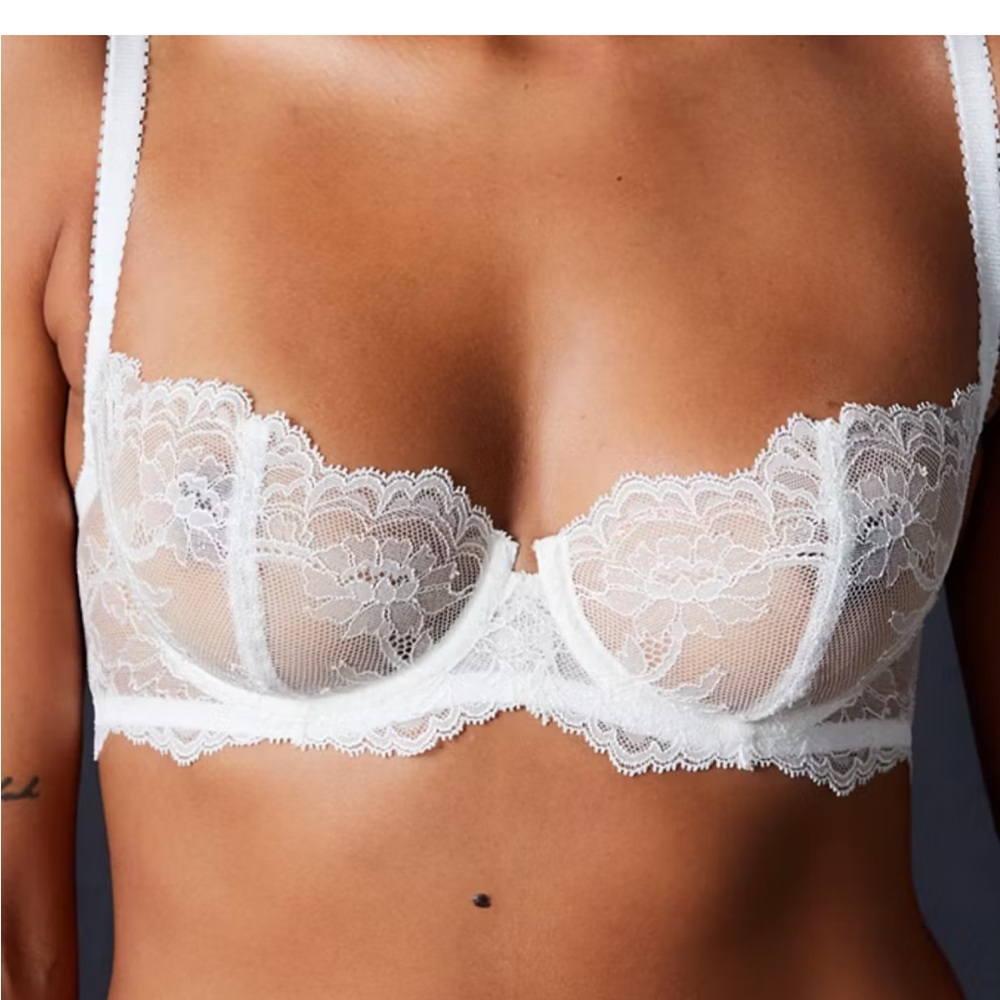 Journelle Anais low balconette bra powder